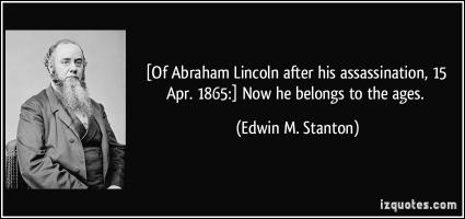 Edwin M. Stanton's quote