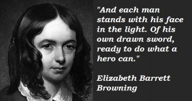 Elizabeth Barrett Browning's quote