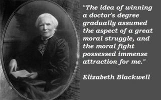Elizabeth Blackwell's quote #3