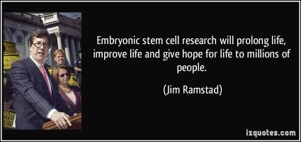 Embryonic Stem Cell Research quote #2