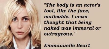 Emmanuelle Beart's quote