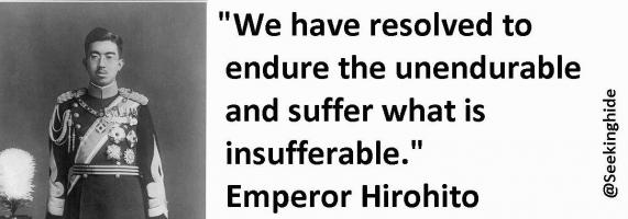 Emperor Hirohito's quote #1