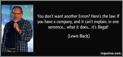 Enron quote #1