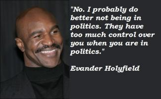 Evander Holyfield's quote