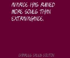 Extravagance quote #2