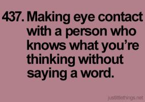 Eye Contact quote #2