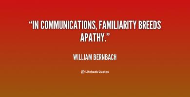 Familiarity quote #2