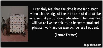 Fannie Farmer's quote #1