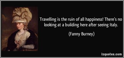 Fanny Burney's quote