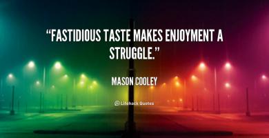 Fastidious quote #1