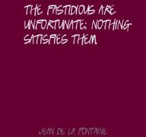 Fastidious quote #1