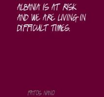 Fatos Nano's quote
