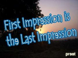 First Impression quote #2