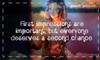 First Impression quote #2