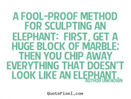 Foolproof quote #1