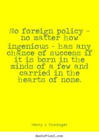 Foreign Policy quote #2