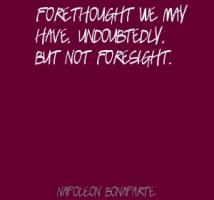 Forethought quote #2