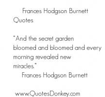 Frances Hodgson Burnett's quote #1