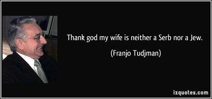 Franjo Tudjman's quote