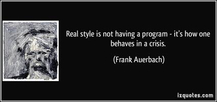 Frank Auerbach's quote