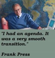 Frank Press's quote