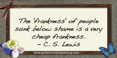 Frankness quote #1