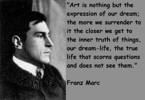Franz Marc's quote