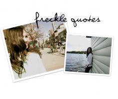 Freckles quote #1