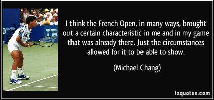 French Open quote #2