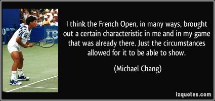 French Open quote #2