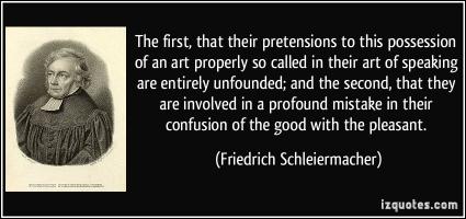 Friedrich Schleiermacher's quote