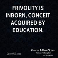 Frivolity quote #1