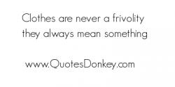 Frivolity quote #1