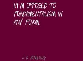 Fundamentalism quote #2