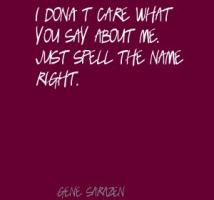 Gene Sarazen's quote #1