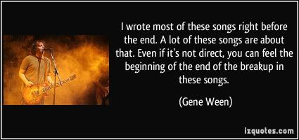 Gene Ween's quote