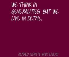 Generalities quote #2