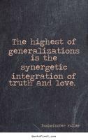 Generalizations quote #2