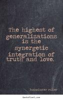 Generalizations quote #2