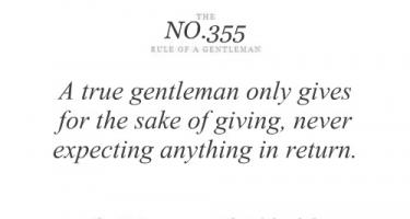 Gentlemanly quote #2