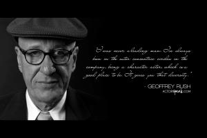 Geoffrey Rush's quote