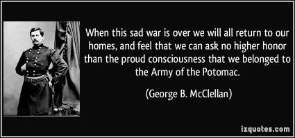 George B. McClellan's quote
