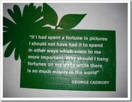 George Cadbury's quote