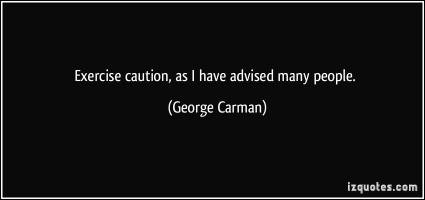 George Carman's quote