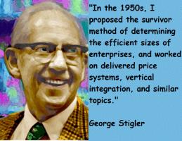 George Stigler's quote