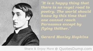 Gerard Manley Hopkins's quote