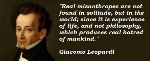 Giacomo Leopardi's quote