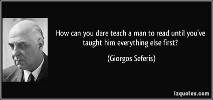 Giorgos Seferis's quote