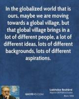 Global Village quote #2