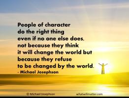 Good Character quote #2